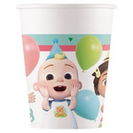 Paper cups multicolor Cocomelon 200 ml
