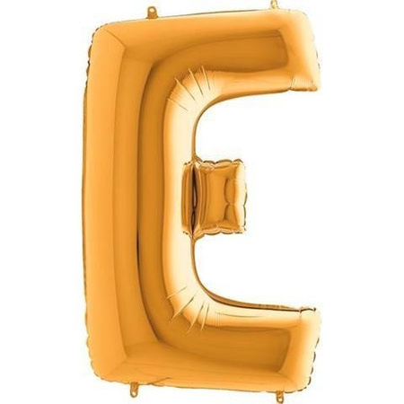 Folienballon Buchstabe E, 40 ', Gold