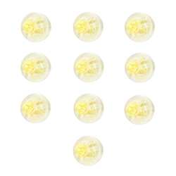 LED diode, warm white light for balloons, 10 pcs
