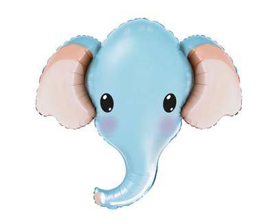 Foil balloon Flexmetal elephant Blue Elephant 60 cm