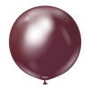 Mirror BurgundyLatex-Ballons, 45 cm, 1 Stk.