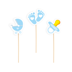 Baby Shower Toppers für einen Jungen 6pcs