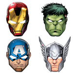 Avengers Papiermasken, 6 Stück