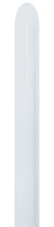 Modeling balloons Sempertex 260 white Nozzle Up, 50 pcs