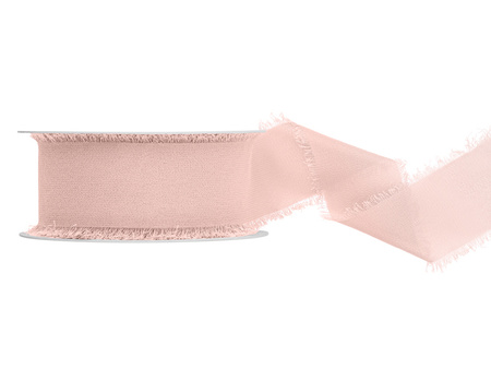 Chiffon Ribbon, Light Pink, 40mm/10m
