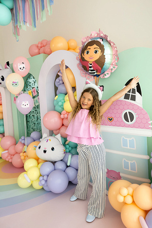 Foil Balloon Gabby’s Dollhouse Frilled Lozenge 52 cm