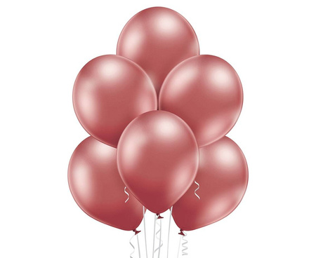 Latex-Ballons B105 Glossy Rose gold 30cm, 100 Stück