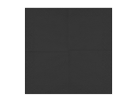 Paper napkins Black 33x33cm 20 pcs