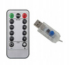 LED curtain light 3x3m, warm white, with control
