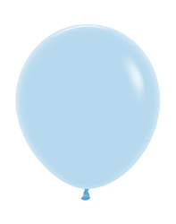 Sempertex Latex Balloons Pastel Matte Blue 45cm, 1pcs