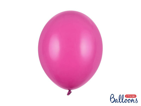 Strong Ballons, 30 cm, Pastel Hot Pink, Fuchsia, (1 Pk. / 100-tlg.)