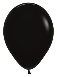 Sempertex Latex Balloons, Black, 30cm, 50pcs