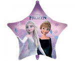 Foil balloon star, Frozen with a weight, 46 cm