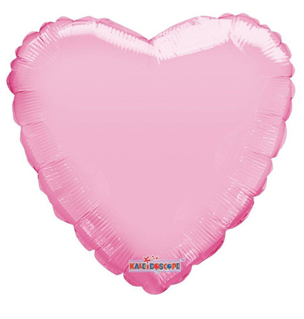 Foil balloon heart, cream pink, 46 cm