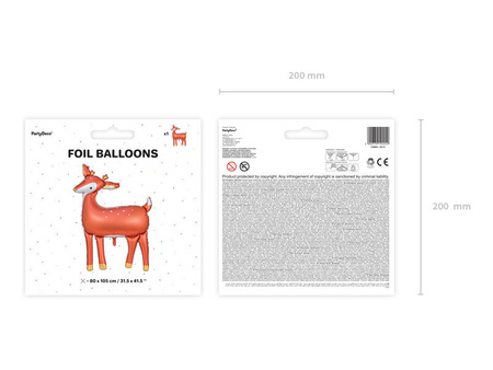 Folienballon Jelonek 80x105 cm