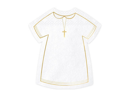 Napkins Alba Communion, zloty (1 op. / 20 pcs)