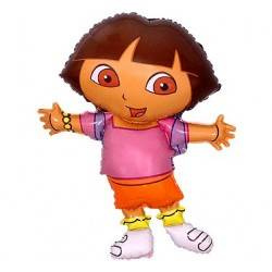 Foil Balloon - Dora - Girl 100 cm Grabo