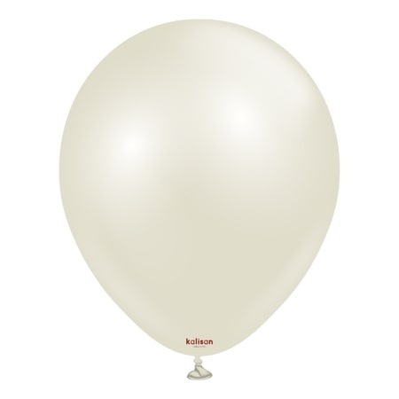 Latex Balloons Kalisan AURA Ivory White, 45cm, 1 pcs.