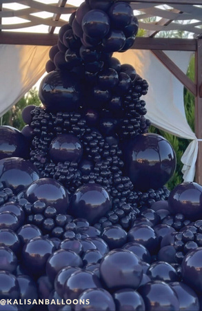 Latex Balloons Plum, 13cm, 100 pcs.
