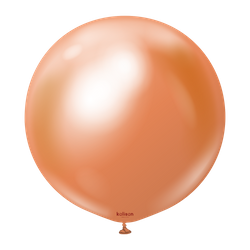 Mirror CopperLatex-Ballons, orange, 45 cm, 1 Stk.