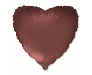 Foil Balloon Heart Rooibos 46 cm Flexmetal