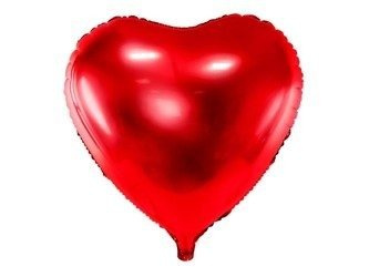 Foil balloon Heart XXL, 61cm, red