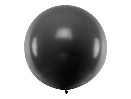 The giant balloon Pastel Black, 1m, 1pcs