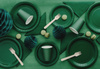 Paper napkins Dark Green Dark Green 33x33cm 20pcs