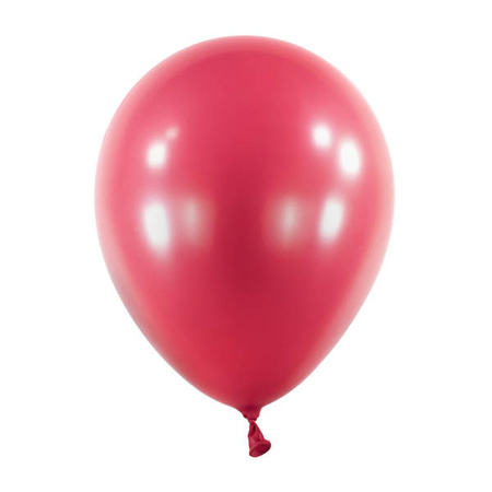 Latex balloons Decorator Metallic burgundy 35cm, 50 pcs