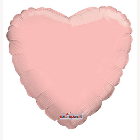 Foil balloon heart, Rose Gold Pink gold 46 cm