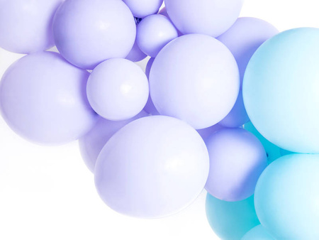 Starke Latex-Ballons, Flieder, Pastell Helllila, 12cm, 100 Stück.