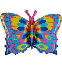 Grabo Butterfly Foil Balloon 76cm 