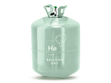 Helium Cylinder for 90 Balloons, 0.60 m³ Capacity – Green