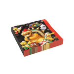 Super Mario Geburtstagsservietten - 33 cm - 20 Stück.