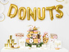 Foil balloon letter D, 35cm, gold