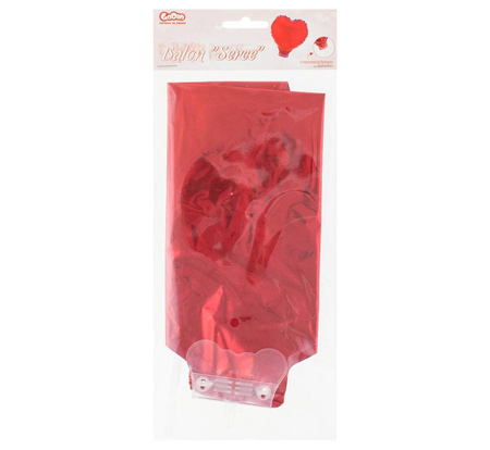 Foil balloon - heart balloon, red 27.5 cm