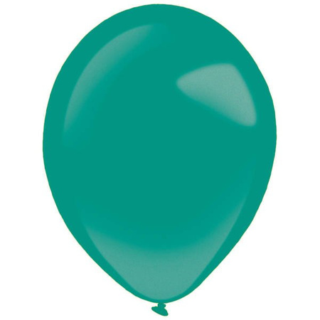 Latex balloons Decorator metallic dark green 28cm, 50 pcs