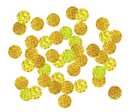 Balloons confetti to - Golden, Holo Glitter 50g