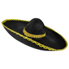Mexikanischer Hut Sombrero mit Goldbesatz 60cm