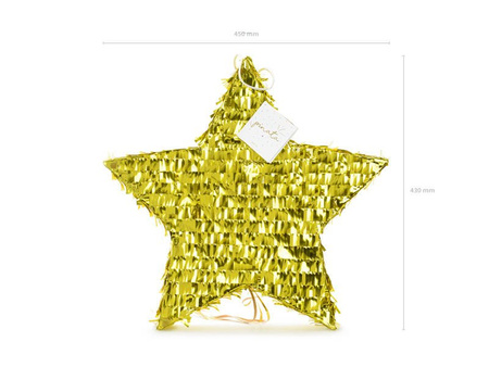 Birthday Pinita Star 44.5x42.5x9cm - Falling gifts