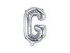 Foil balloon Letter G, 35cm, silver