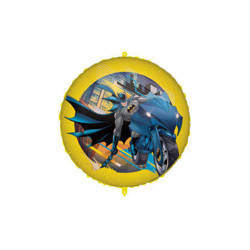 Batman runder Folienballon mit Gewicht, 46 cm