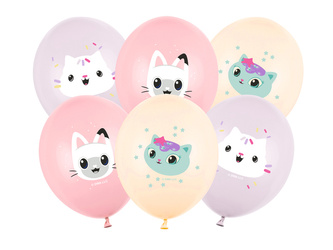 Balloons Strong Gabby’s Dollhouse Pastel Mix 30 cm 6 pcs