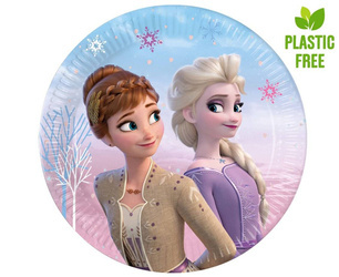 Frozen Pappteller 2, Gefroren 2 - 20 cm, 8 Stück.