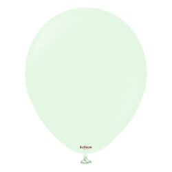 Latex Balloons Macaron Pale Green, 13cm, 100 pcs.