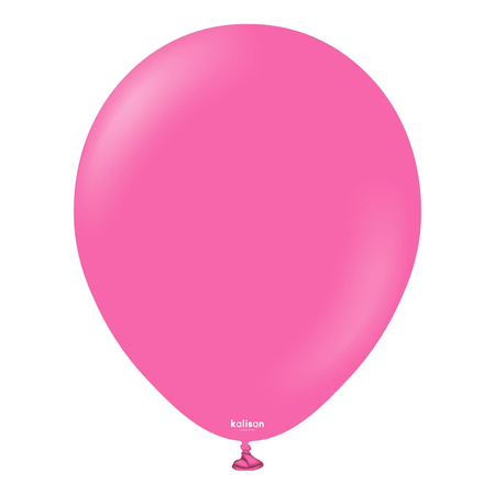 Ballons en latex Standard Fuchsia, bleus, 30cm, 100 pièces