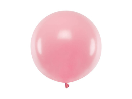 Round balloon, Pastel Baby Pink, 60 cm, 1 pcs