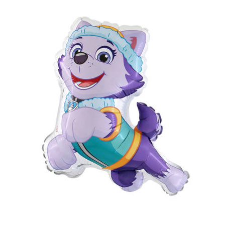 Paw Patrol Everest Folienballon mini, am Stiel 35 cm