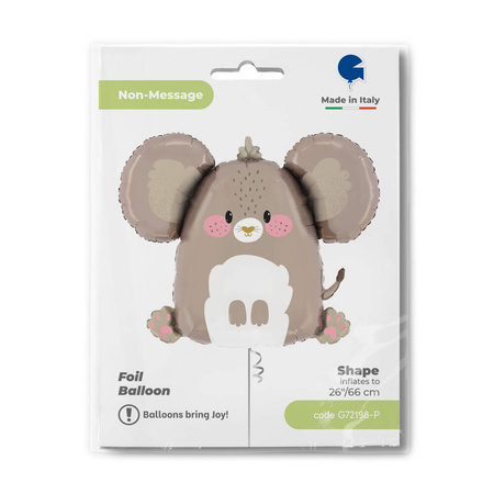 Foil Balloon - Tiny Mouse, 66 cm, Grabo