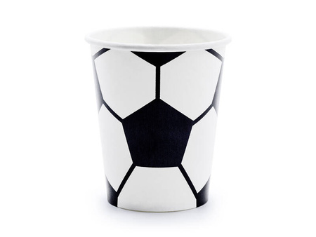 Football cups, 260ml, 6 psc.